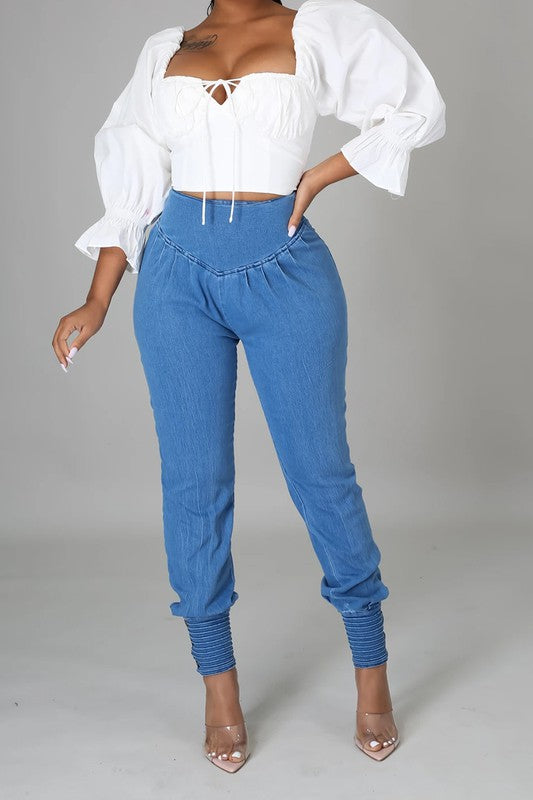 Kenge Denim Jogger Pants