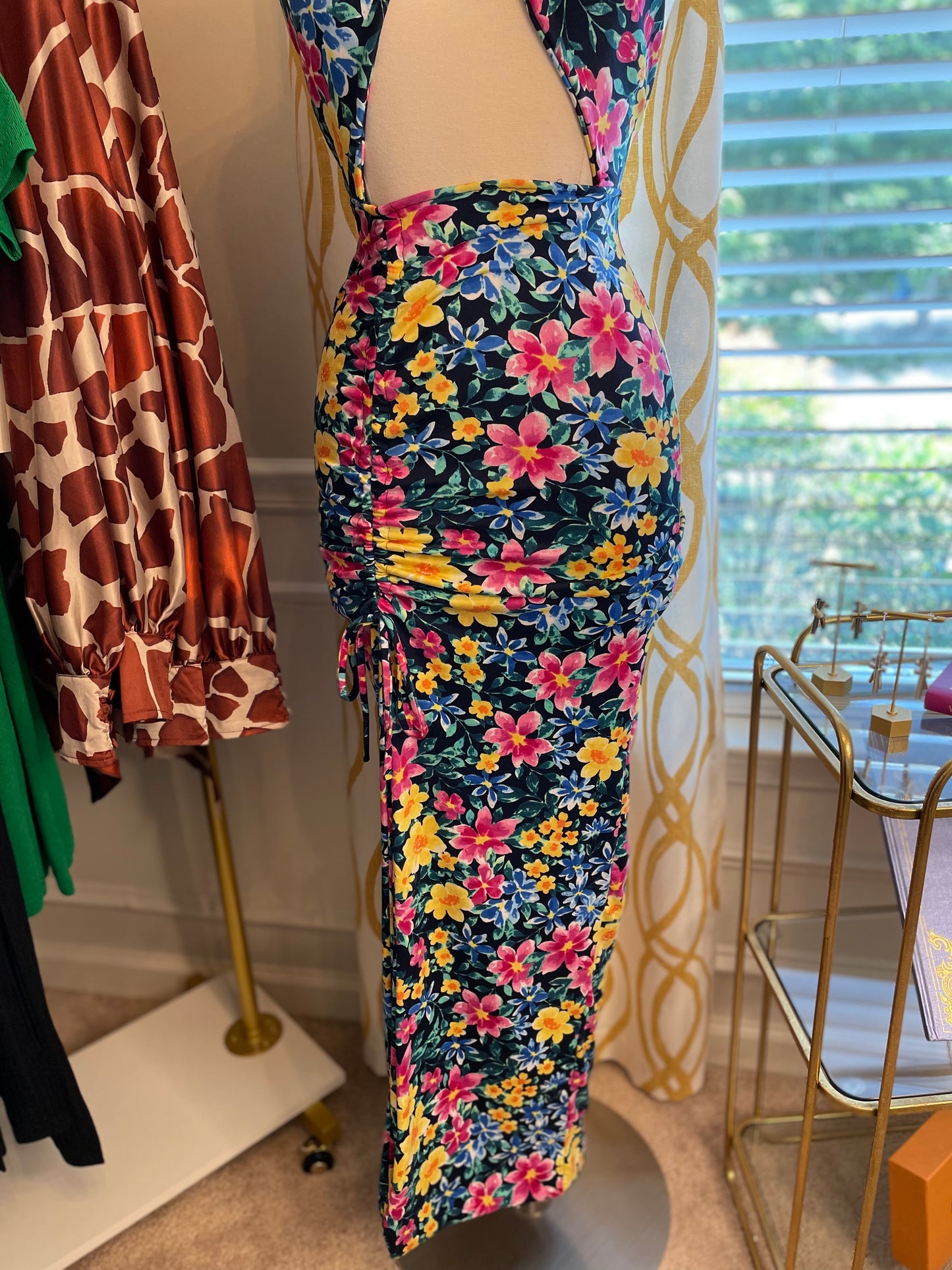 Let’s Brunch Halter Midi Dress