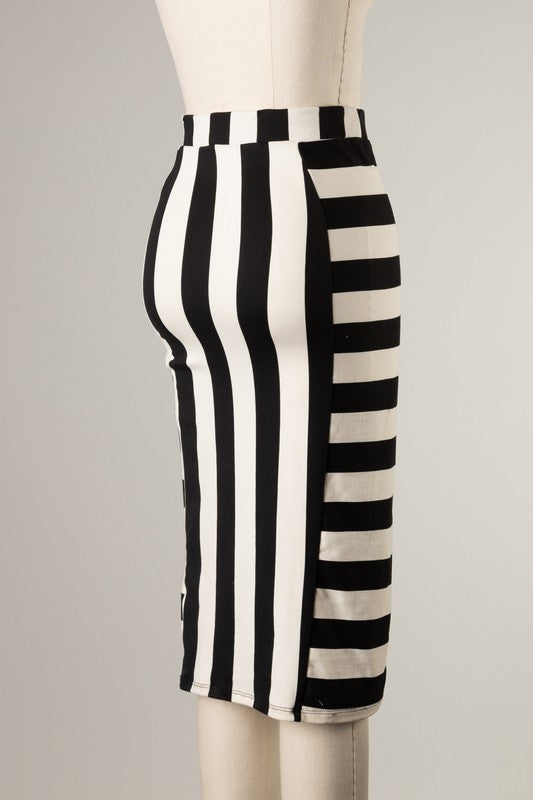 Switching Sides Midi Skirt