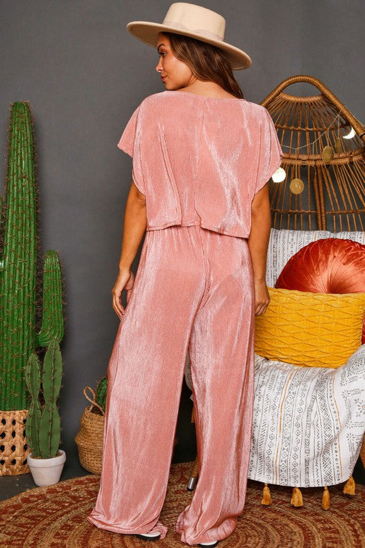 Wait Up Ribbed Lounge Set