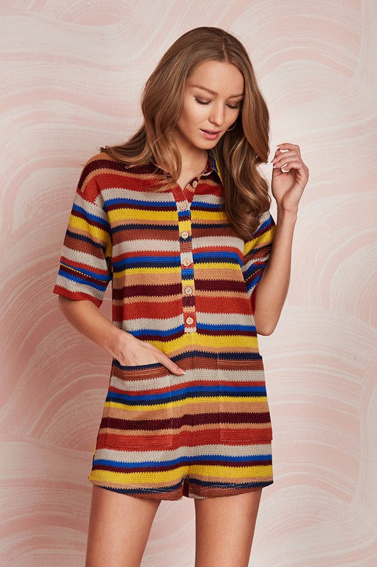 Tory Stripe Romper