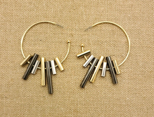 Pipe Dreams Hoop Earrings