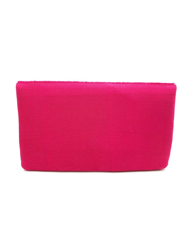 Kenya Tribal Pink Clutch